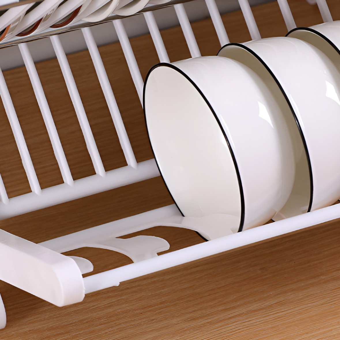 廚房免安裝瀝水收納置物架