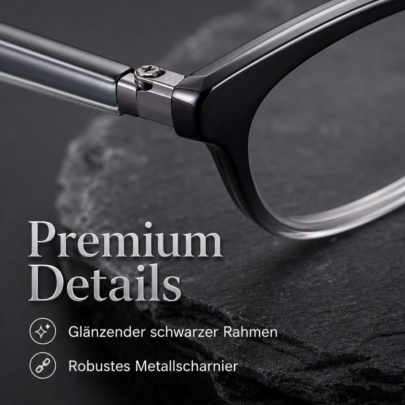 Großrahmige, modische und ultraleichte Lesebrille für Senioren