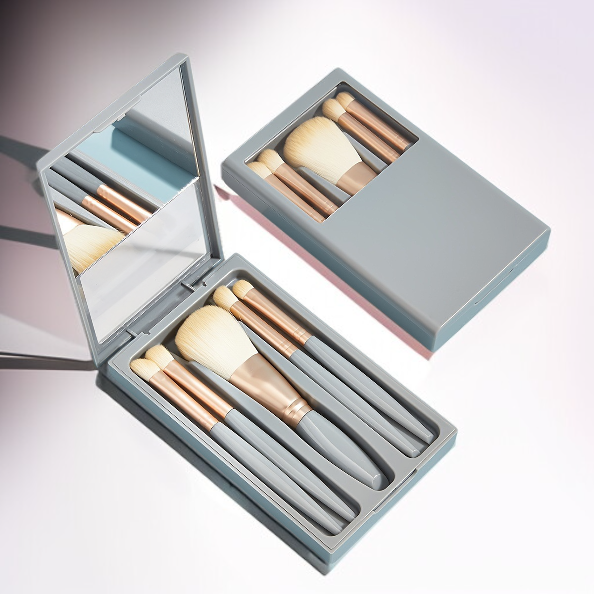 거울이 달린 5종 여행 세트