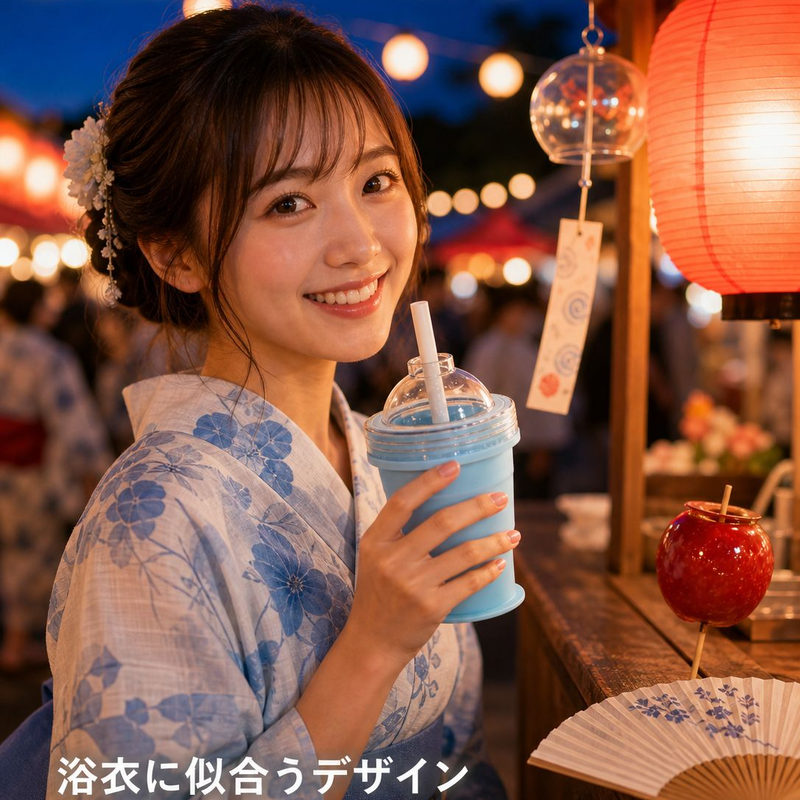 携帯折りたたみ製氷カップ 冷たいドリンクを楽しむ