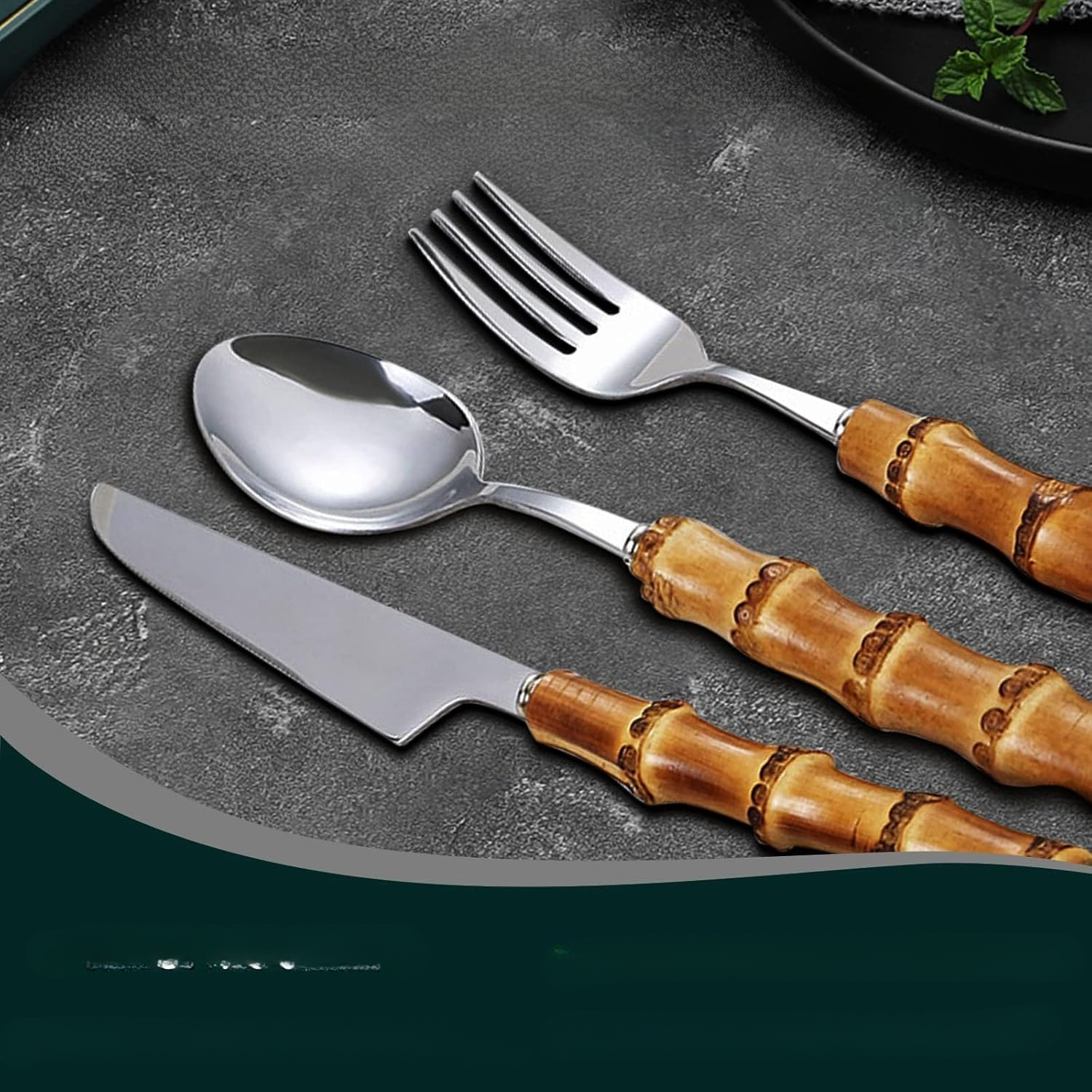 Genuine Natural Handmade Spoon and Fork Set
