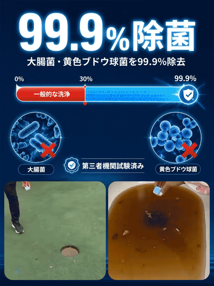 スッキリ泡で流す 排水口クリーナータブレット