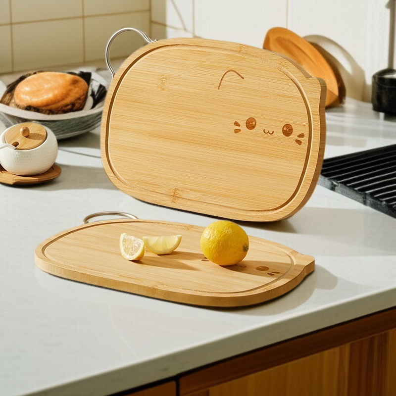 가정용 항균 과일 이유식 도마 원목 곰팡이 방지 귀여운 도마 고양이 주방 필수 과일 이유식 도마