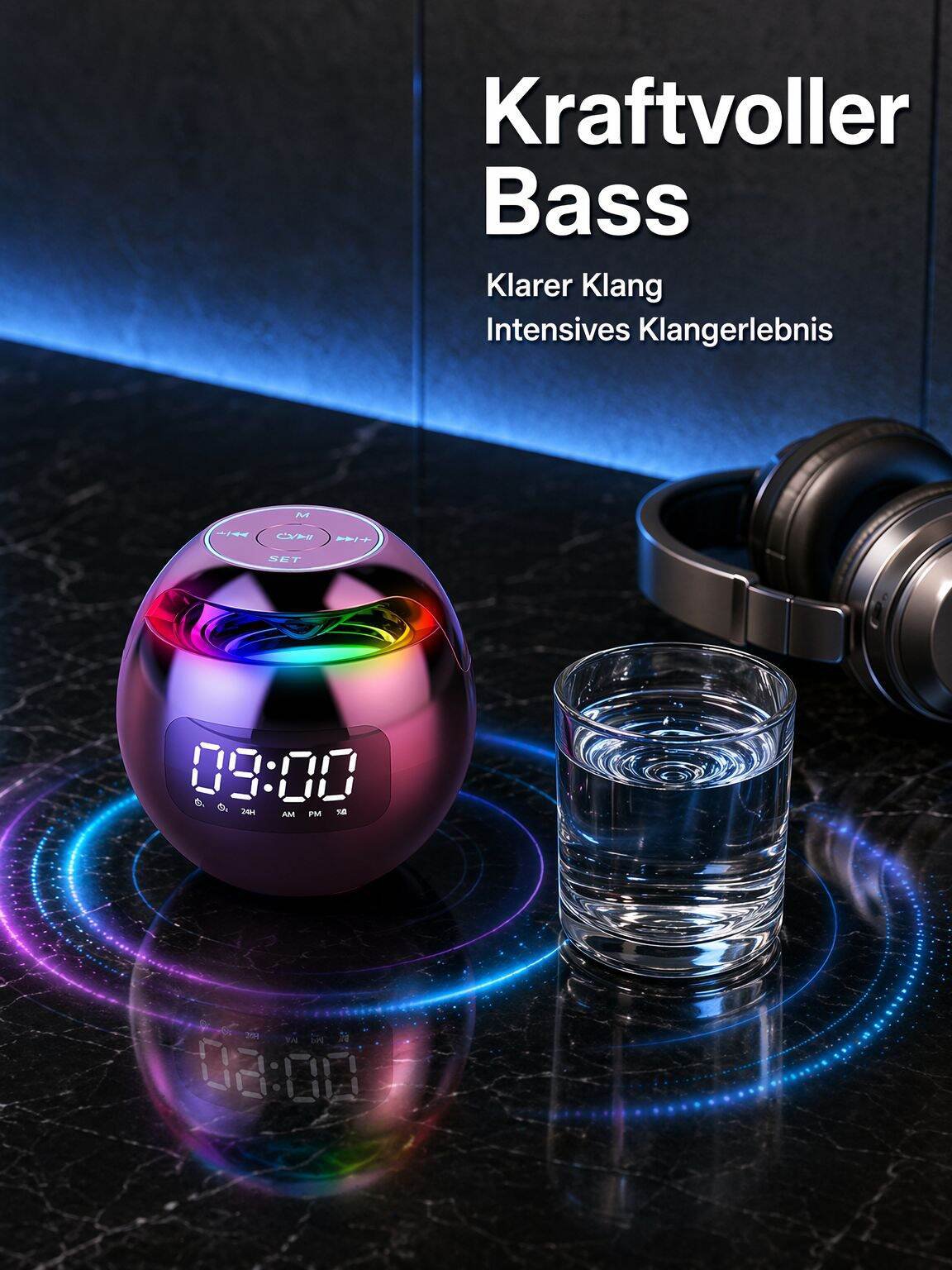 Farbwechselnder Bluetooth-Lautsprecher