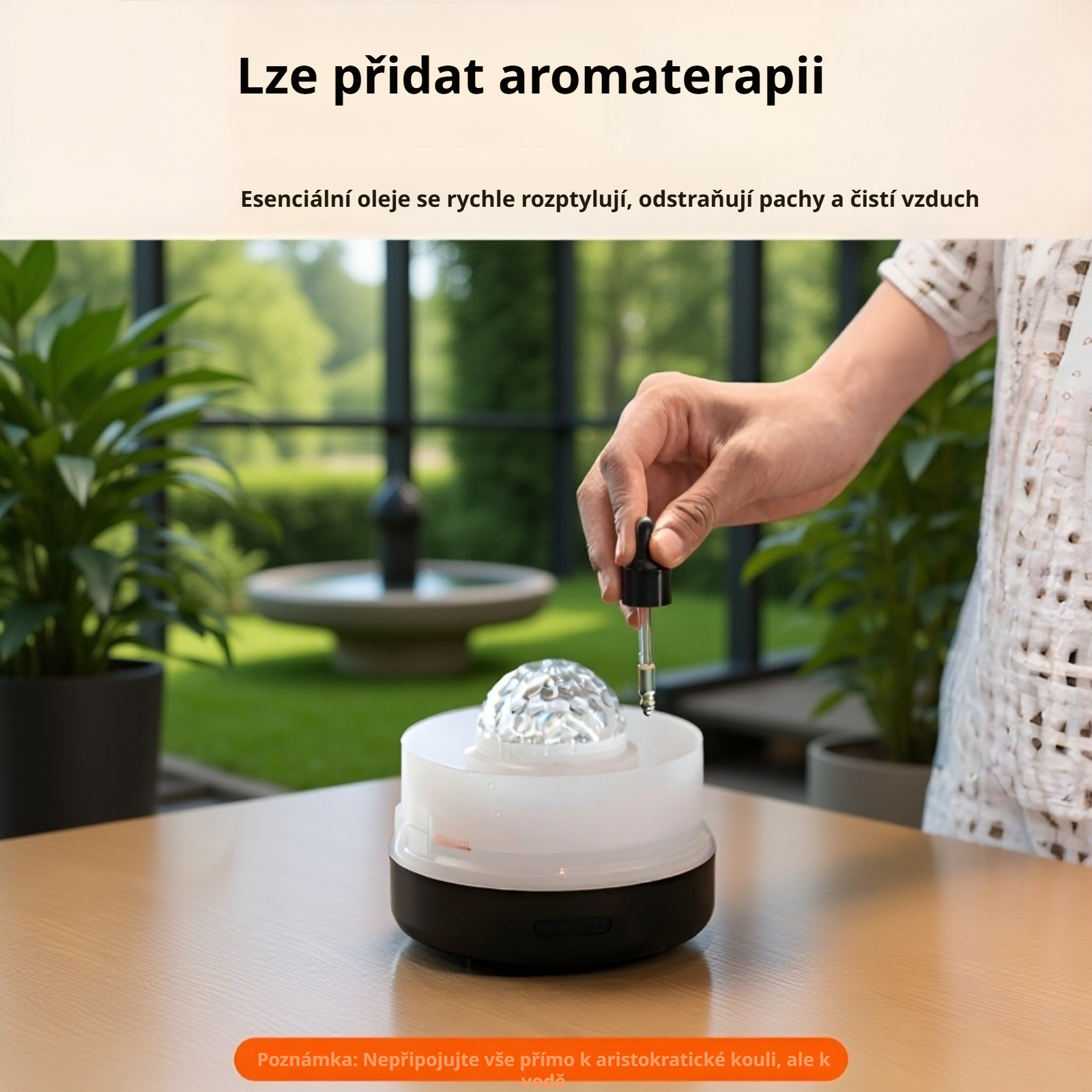 Hvězdná projekční aroma difuzér