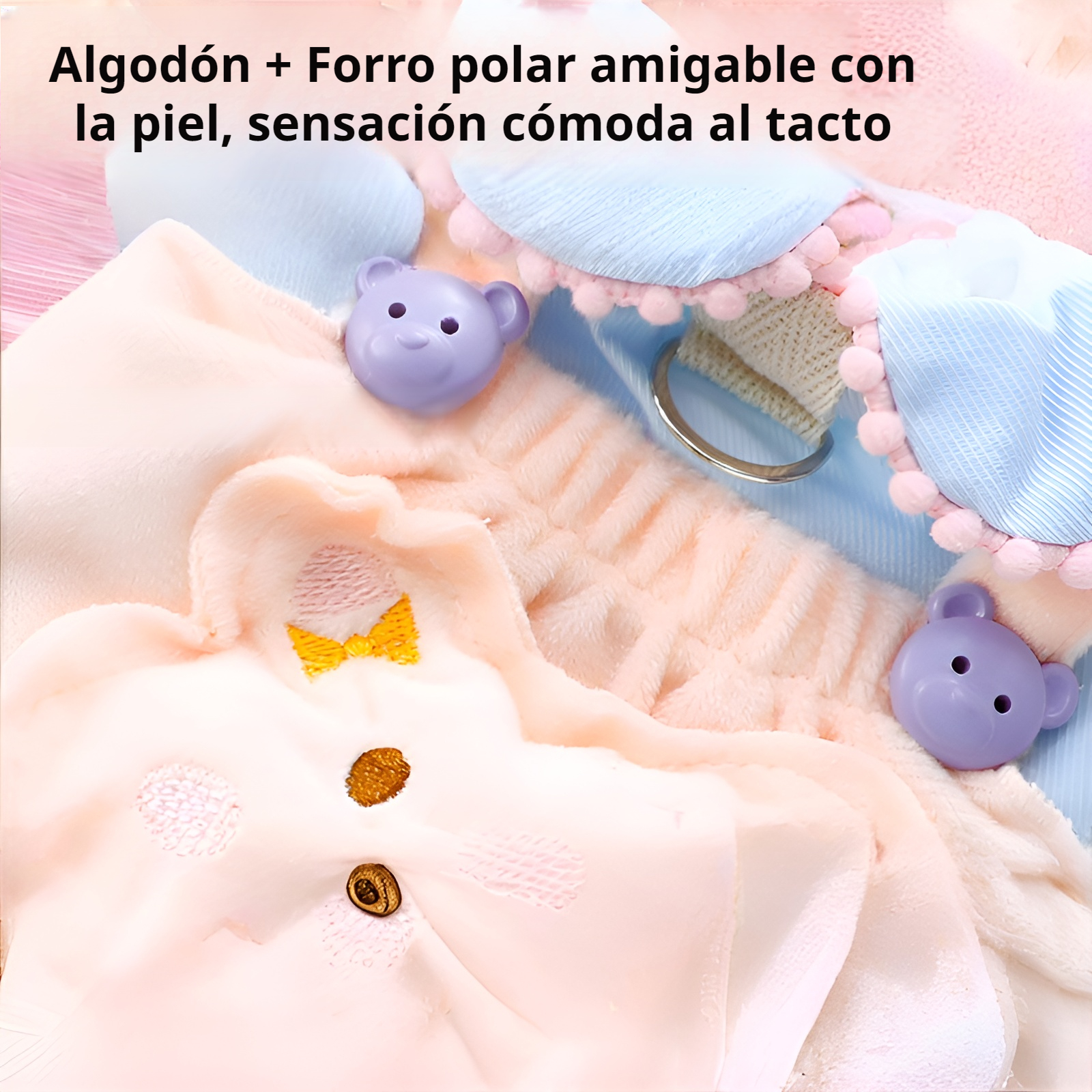 Conjunto de otoño/invierno para perro y gato estilo princesa