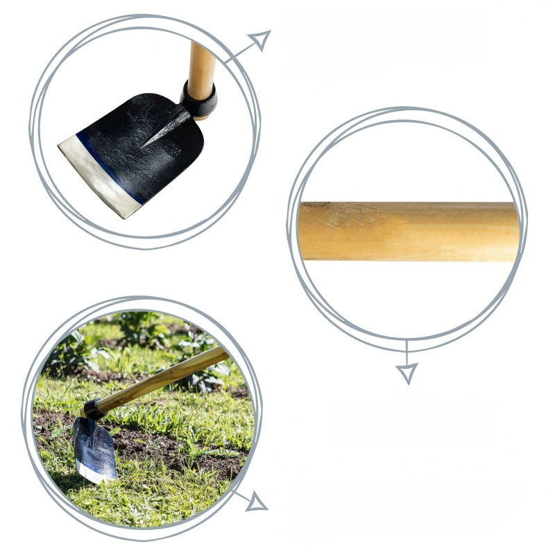 鍛造鋼製ガーデンくわ