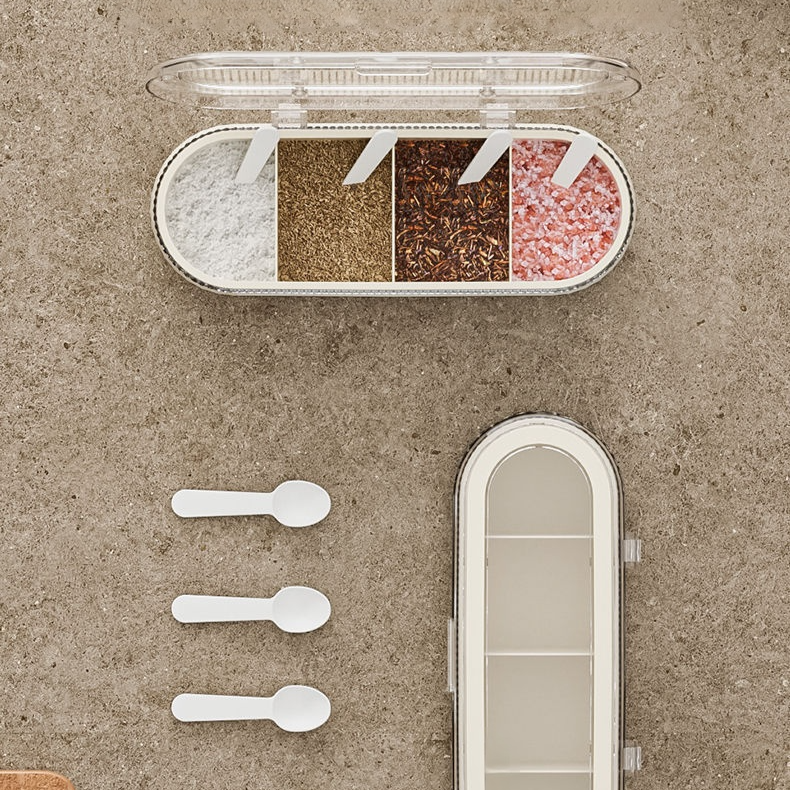 Kitchen with spoon seasoning box