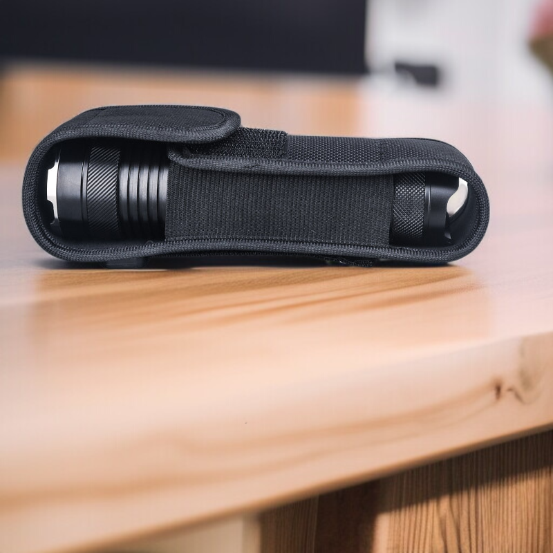 懐中電灯のウエストパック 極厚ナイロン生地保護収納バッグ ポータブル極厚収納バッグ