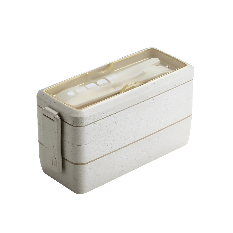 學生大容量三層飯盒