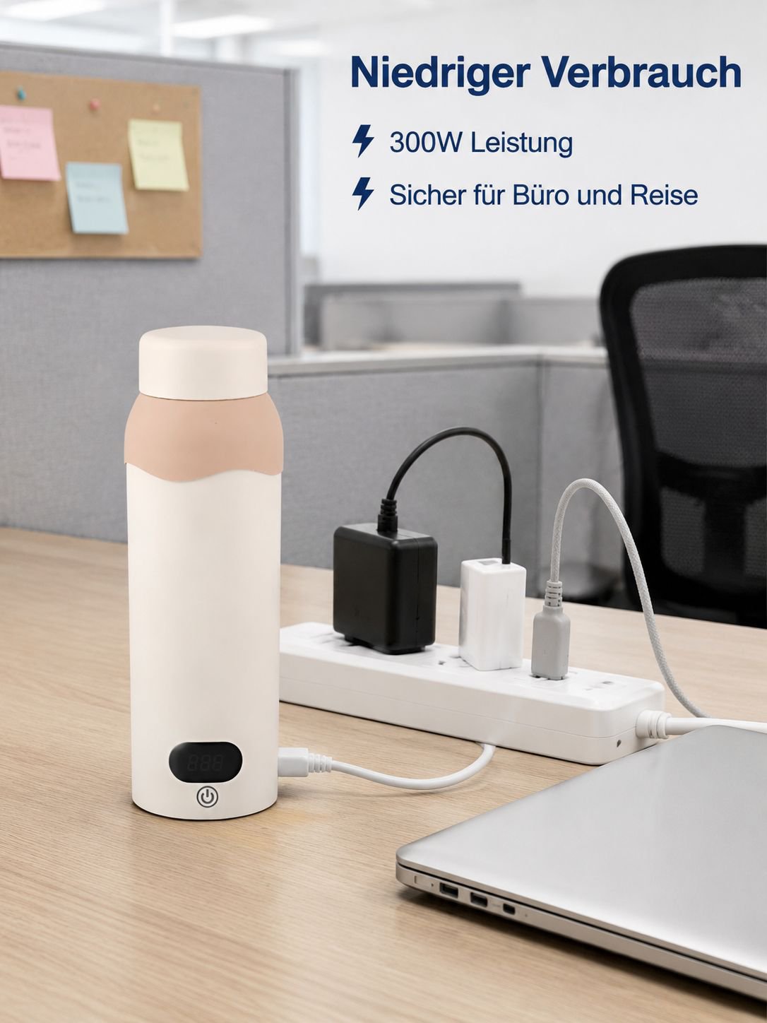 Moderner Wasserkocher mit platzsparendem Design