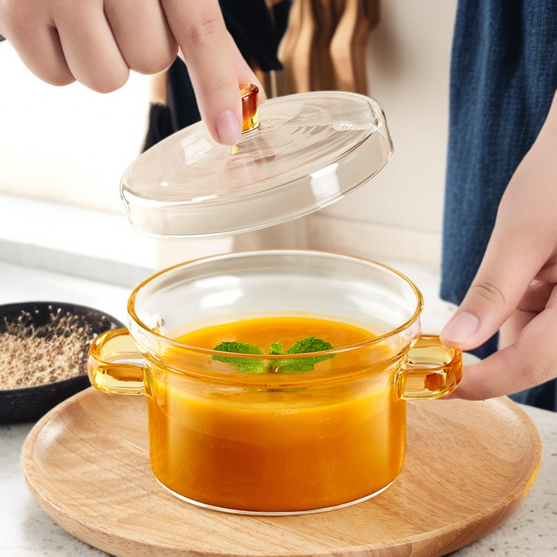 주방 액세서리 가정용 유리 조리 냄비 세트