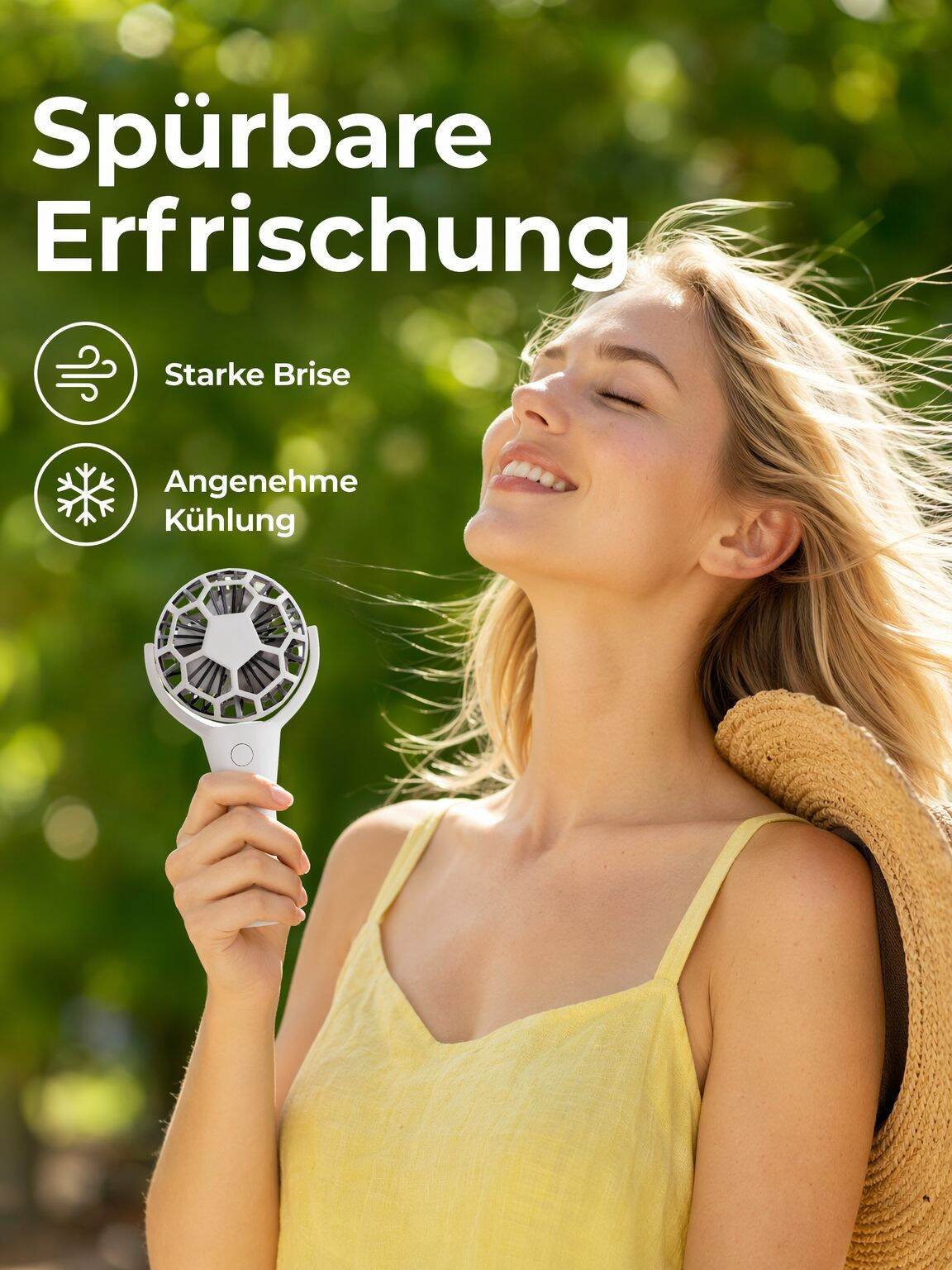 Neuer Fußball-Handventilator eines grenzüberschreitenden Herstellers für den Außenbereich, tragbarer