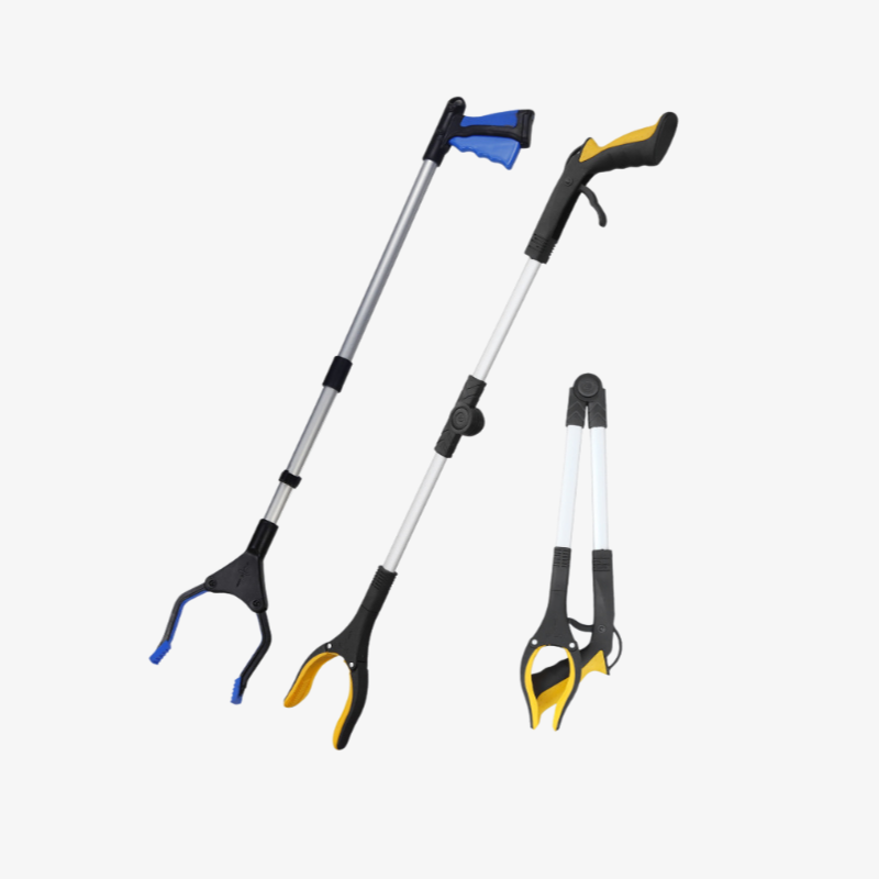 Pince à déchets portable pour propreté, longue poignée pliable, outil de rangement hygiénique