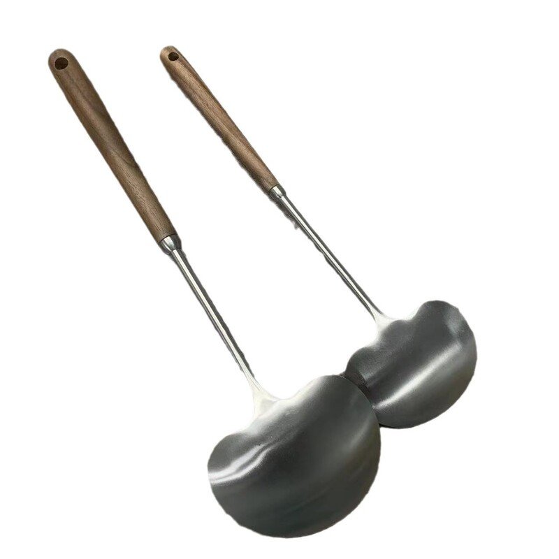 cuchara para servir hongos de acero inoxidable