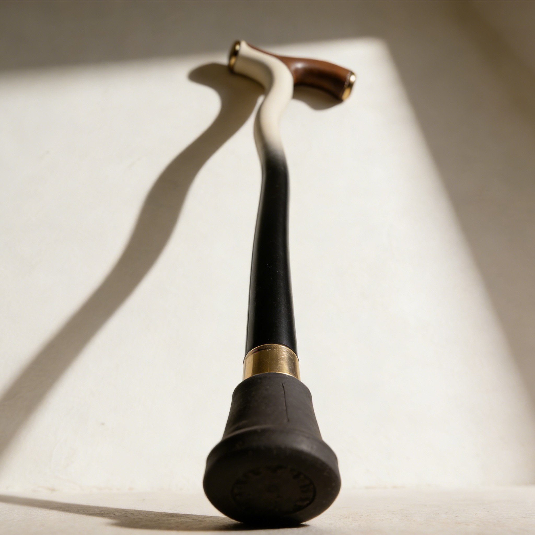 인체공학적으로 설계된 지팡이 손잡이 디테일