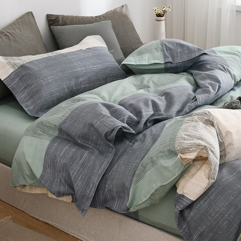 Juego de sábanas, funda de edredón y cubrecolchón para otoño e invierno