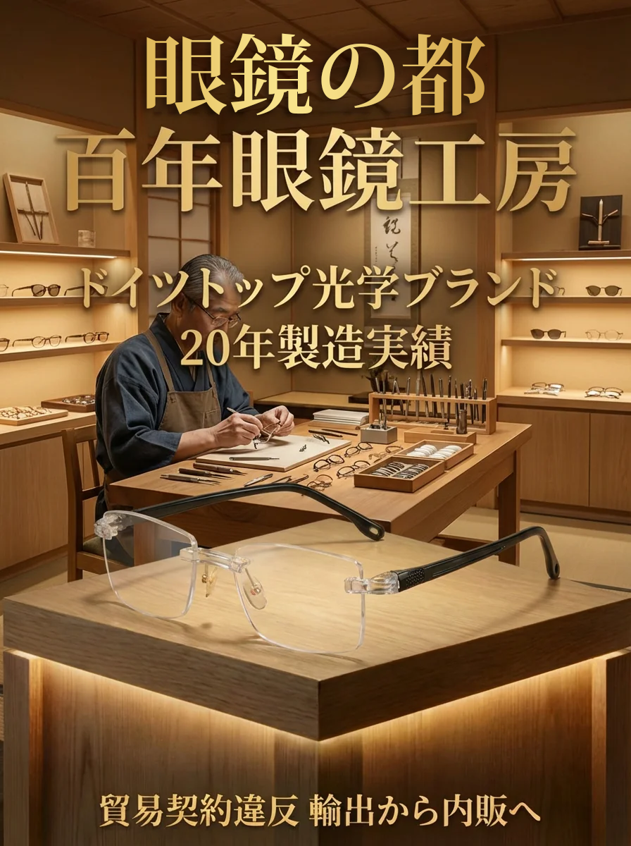 【眼科医推奨】鯖江テクノロジー | 度数調節リーディンググラス | ブルーライトカット | -7から+7まで度数自動調節 | 検眼不要 | 超軽量11g