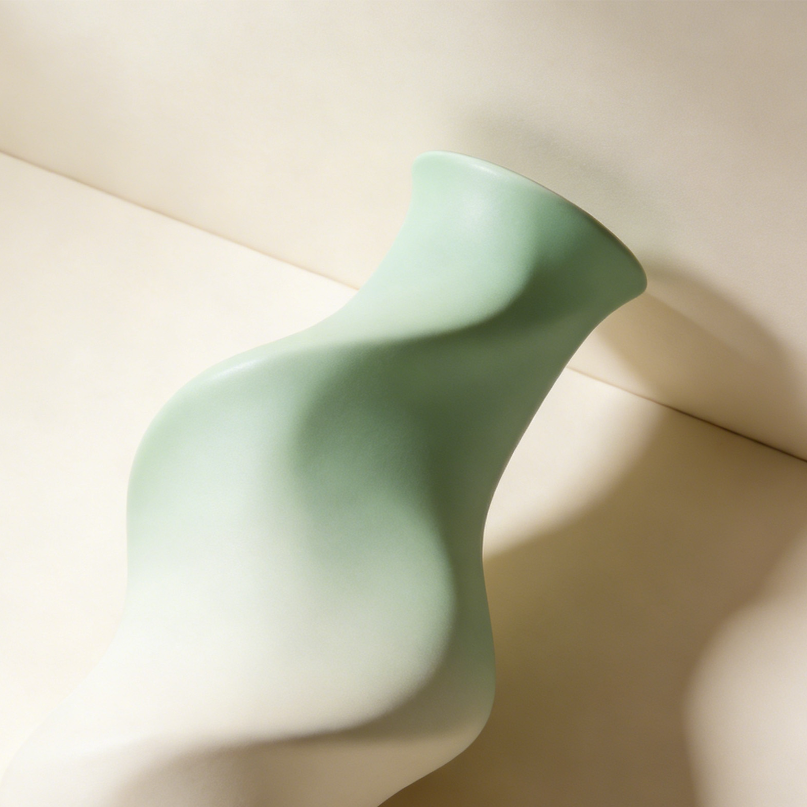 Ceramic Twisted Vase Set (2 Pieces)