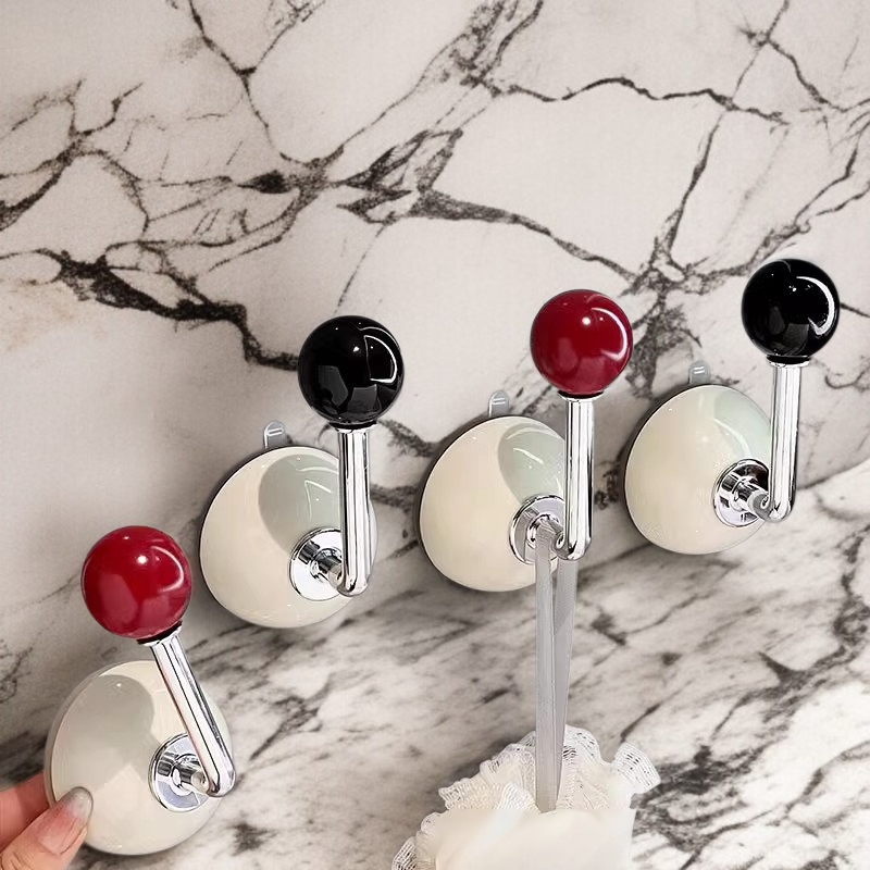 욕실 머리장식 수납 빨판 후크