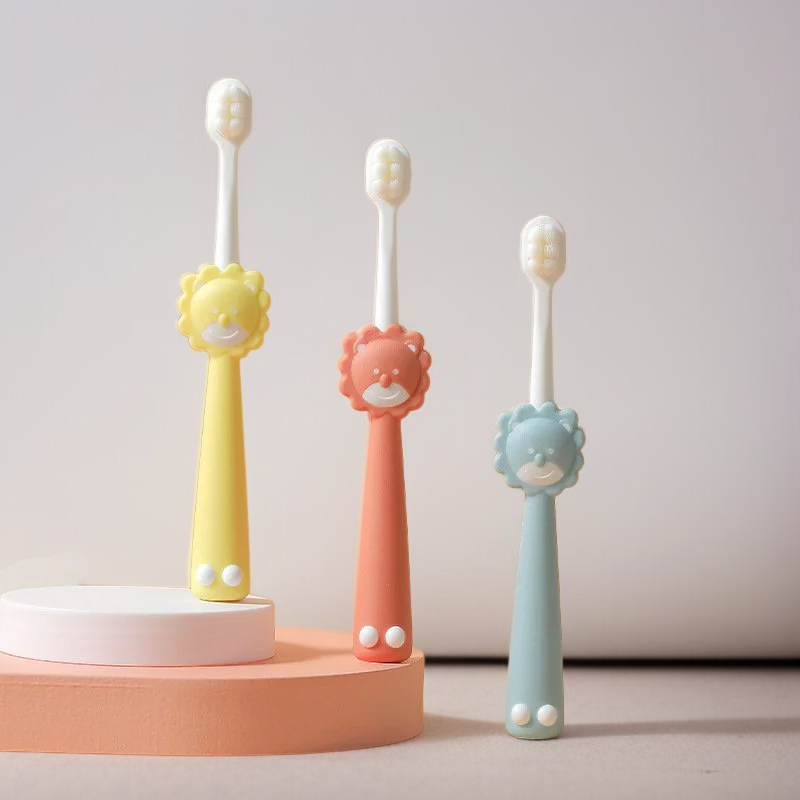 온가족용 부드러운 원숭이 캐릭터 칫솔, 26세 이상, 1개입
