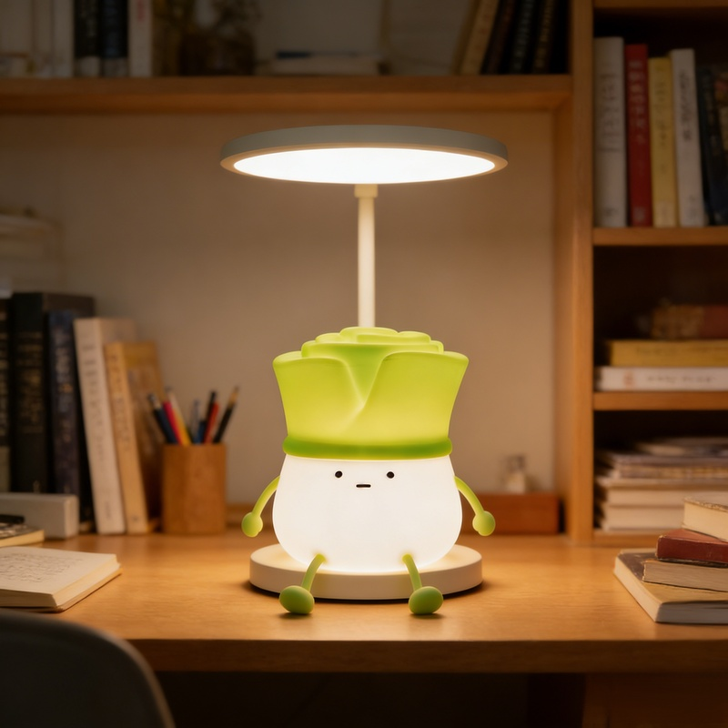 โคมไฟหัวเตียงรูปหัวหอมสร้างสรรค์ โคมไฟตกแต่งห้องนอนแบบชาร์จได้ ของขวัญตกแต่งบ้าน