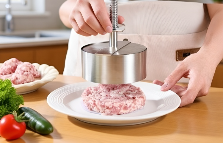 手軽に使えるハンバーガープレス