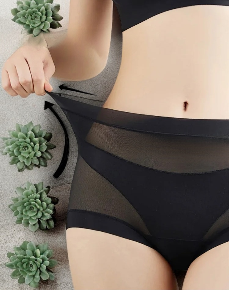 무봉제 실루엣 복부 보정 팬티