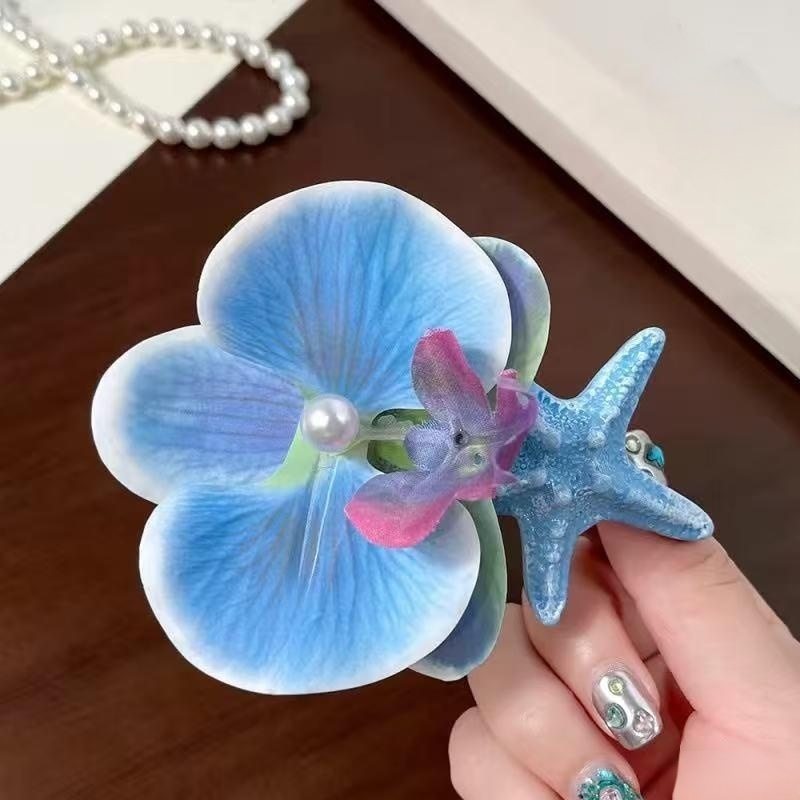 仿真花飾髮卡