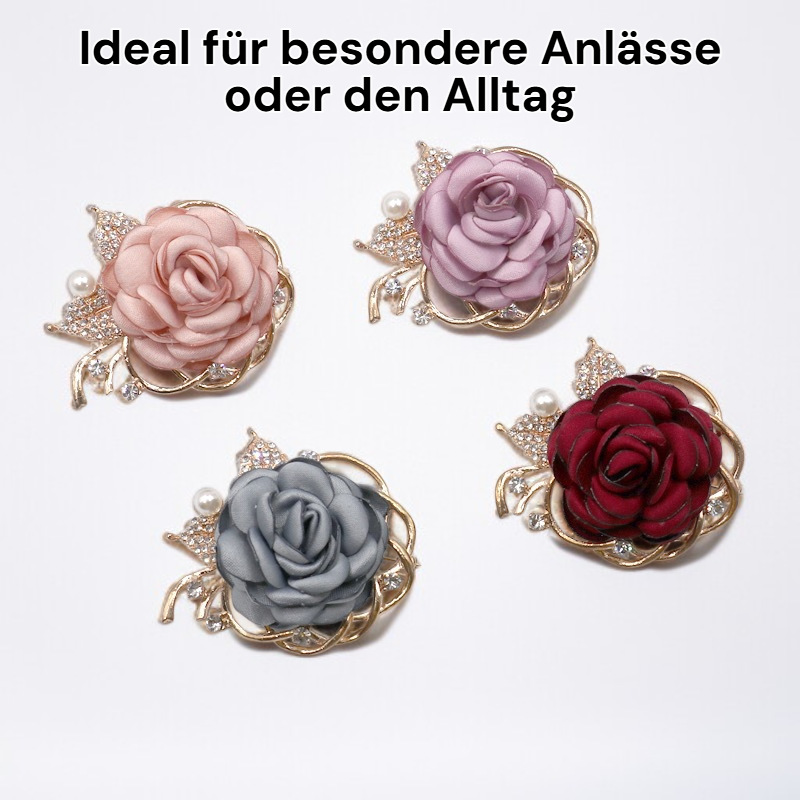 Blumenbrosche