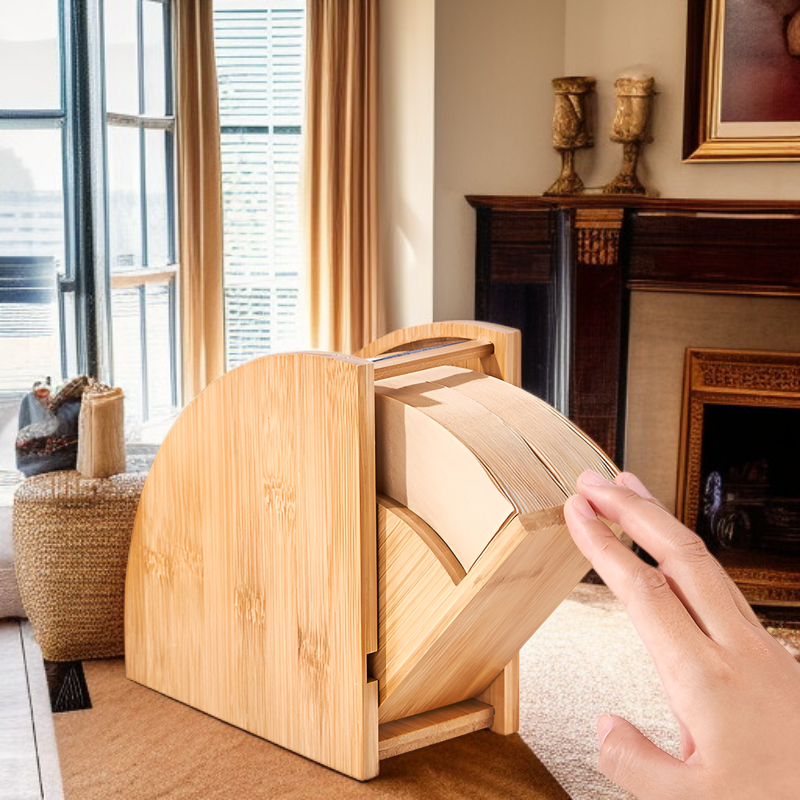 コーヒー濾紙収納ボックス 木製防塵濾紙ラック