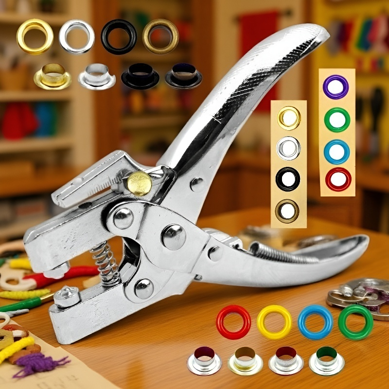 Detalle de la herramienta para ojales multifuncional