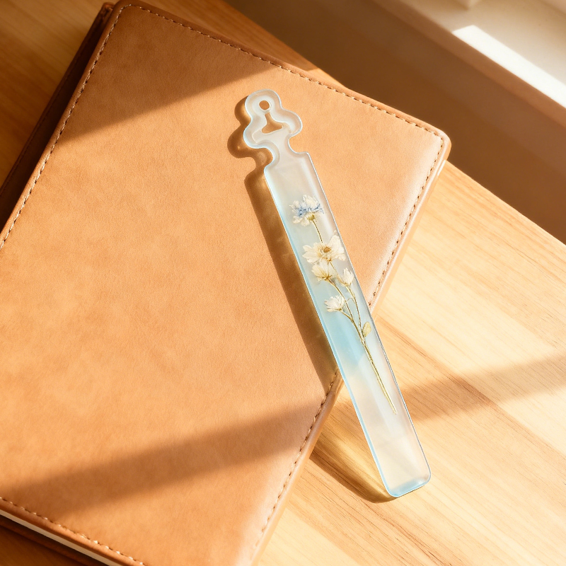 투명 크리스탈 북마크 세트 (15개)