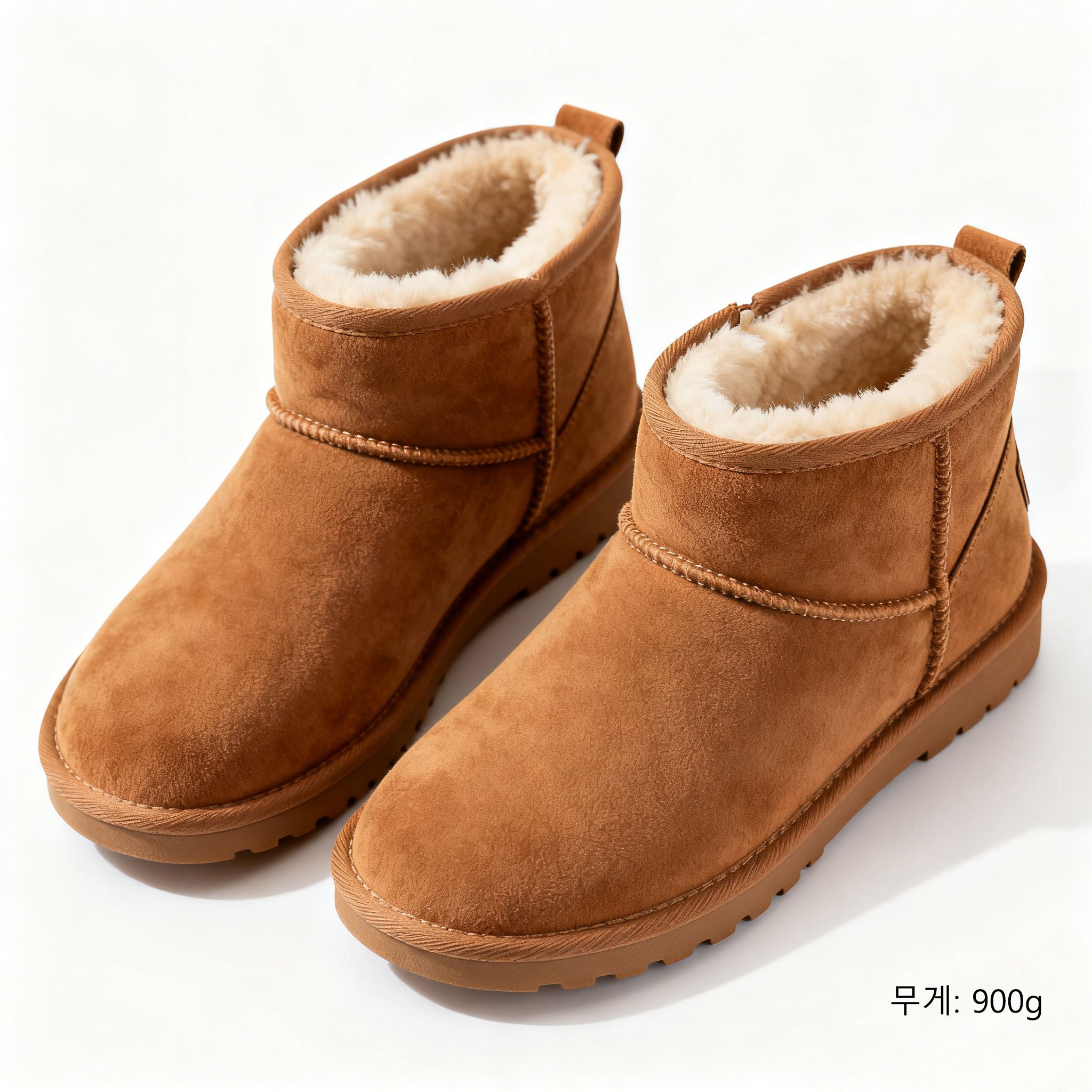 캐주얼 스타일 브라운 부츠