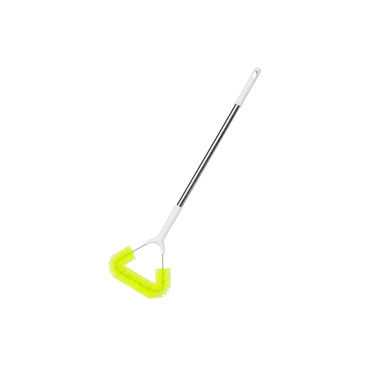 Soft Long-bristle Fan Cleaning Brush with Ergonomic Handle, Reusable