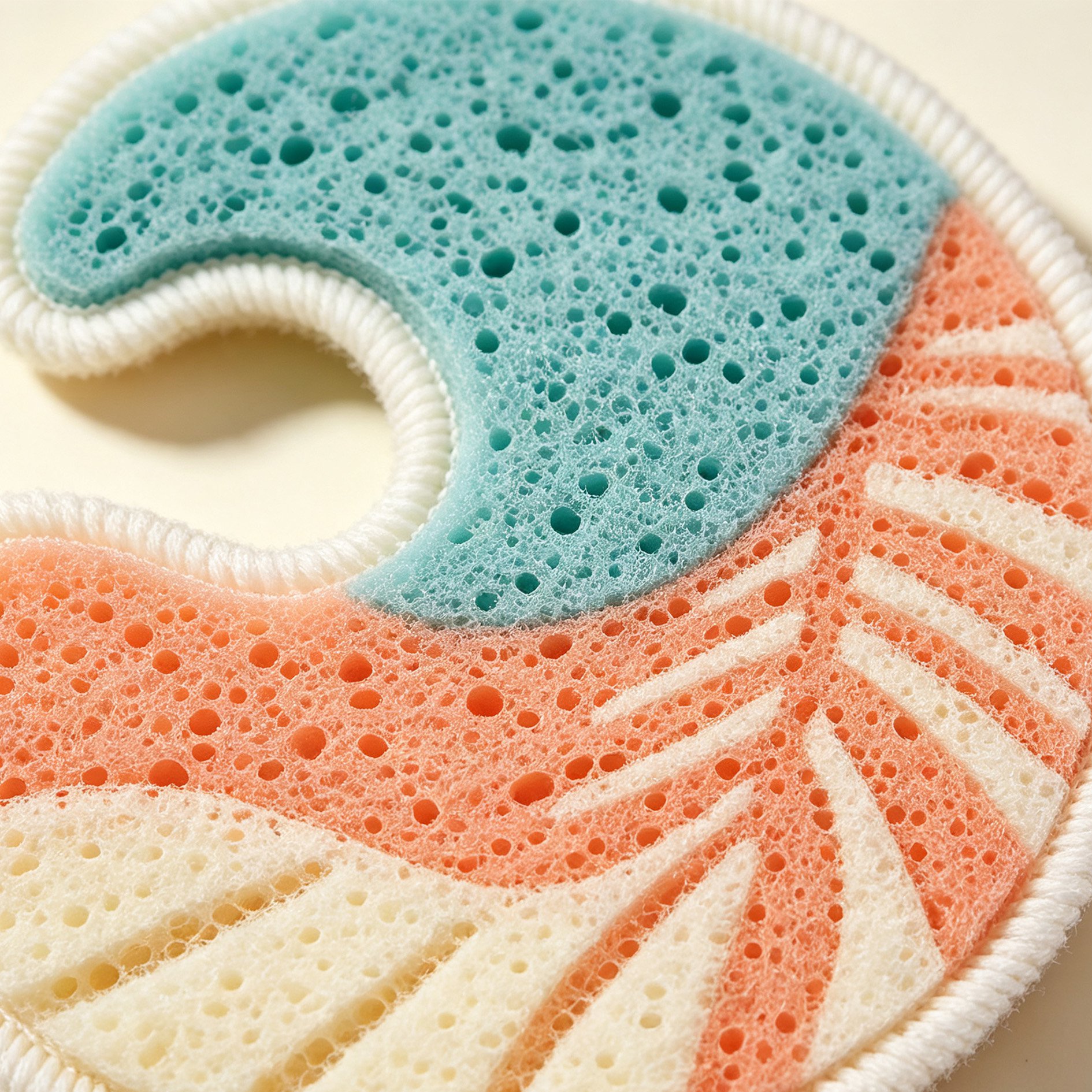 Wave Sponge Dishwashing Wipe