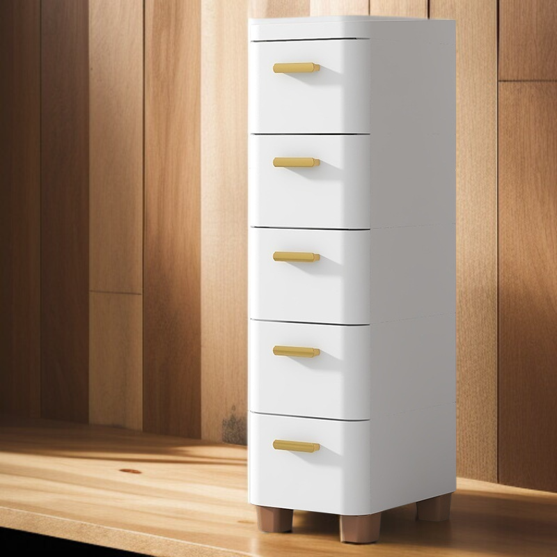 Wielowarstwowa szafka z szufladami do salonu, domowa szafka na szczeliny