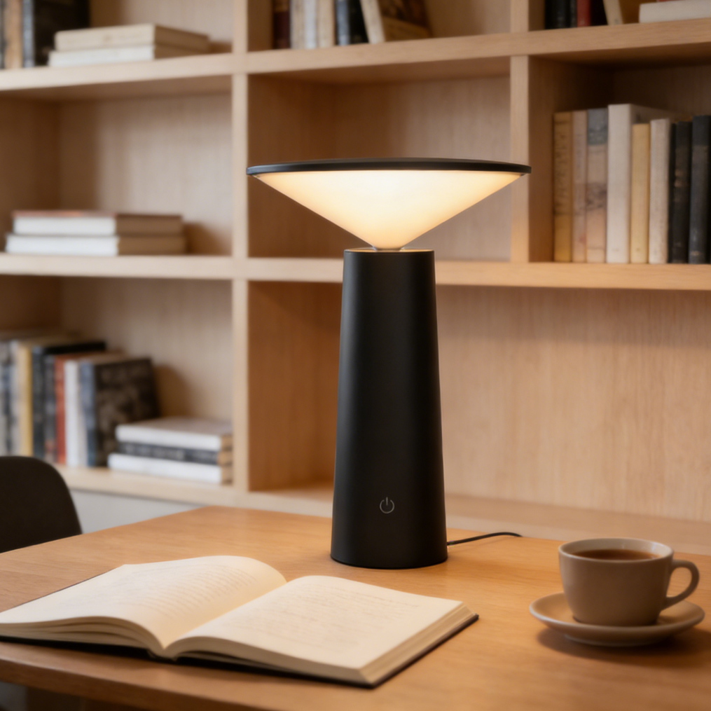 Minimalist wireless desk lamp