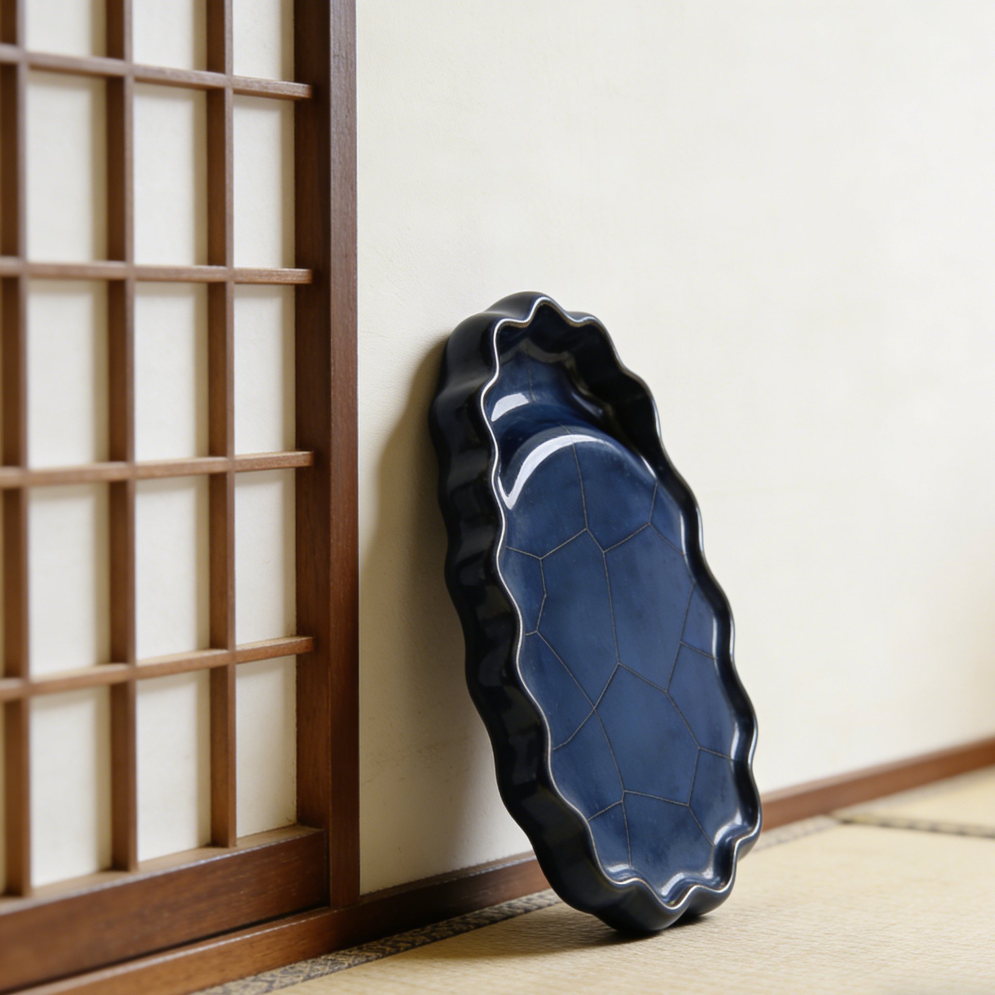 手作り天然石硯台