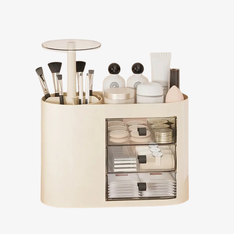 Household Large Capacity Cosmetic Organizer Multi-functional Brush Storage Cylinder