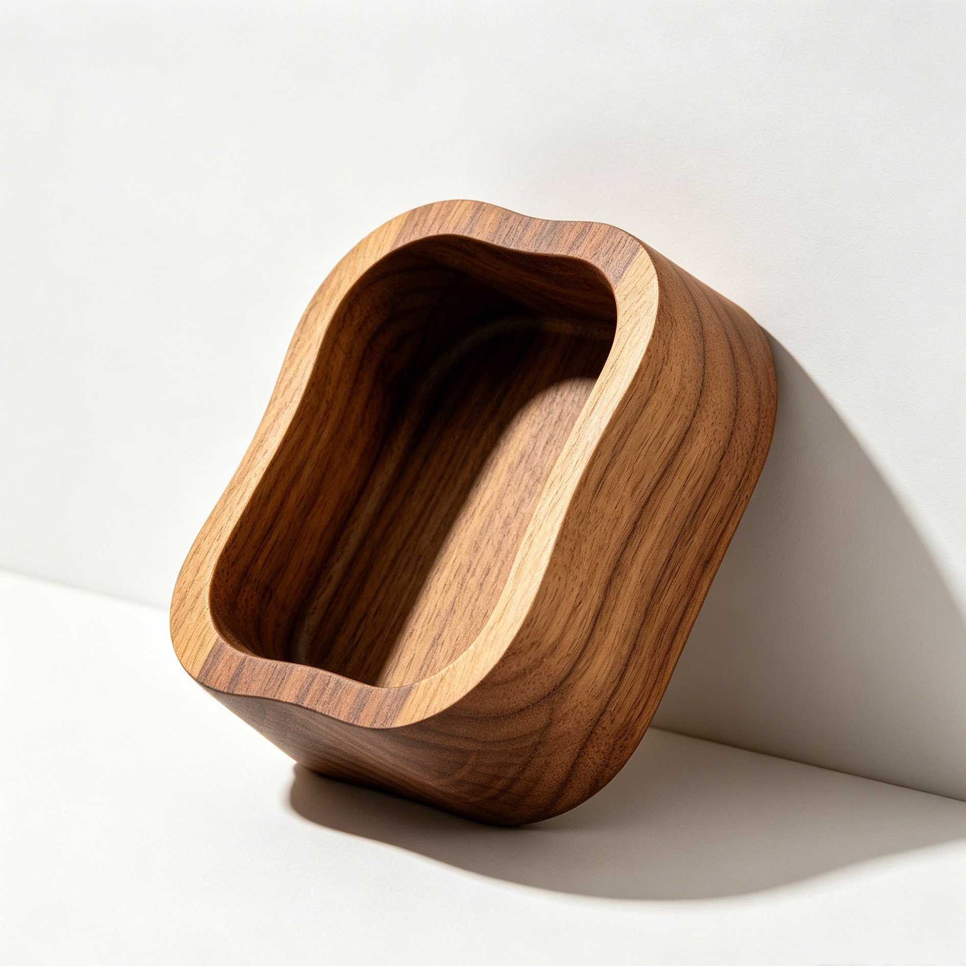 Aufbewahrungsbox aus naturbelassenem Holz mit matter Oberfläche (5er-Set)