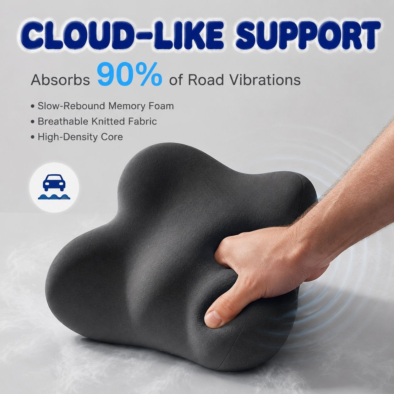 Comfortable Lumbar Support Memory Foam Car Cushion