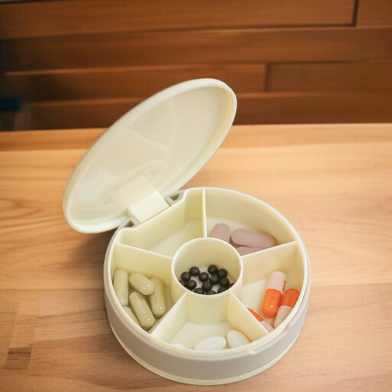 กล่องแบ่งยา พกพาสะดวกสำหรับทุกวัย