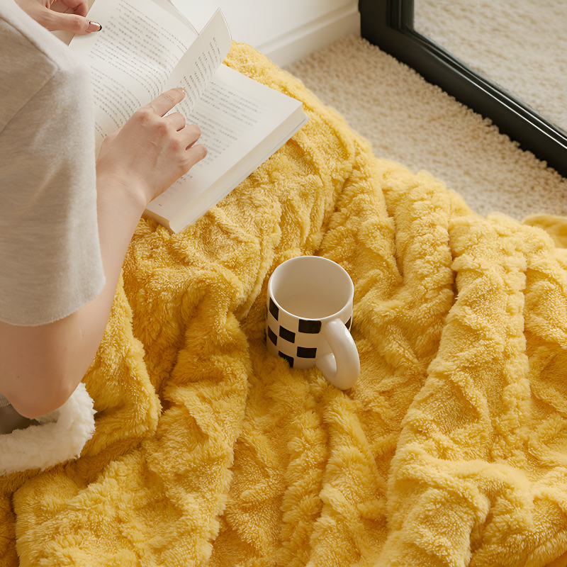 점심시간을 위한 산호 담요