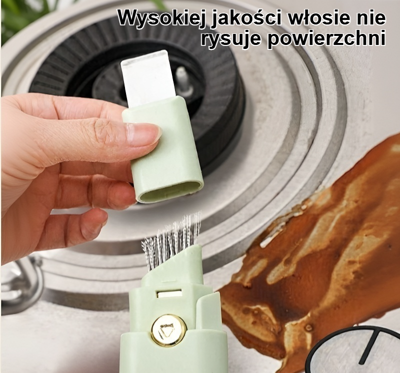 Szczotka czyszcząca do kuchni z ergonomicznym uchwytem