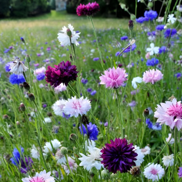 Blaue Kornblumensamen kältebeständig für Garten