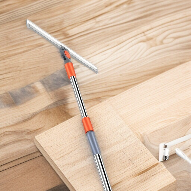 Raclette de sol avec manche long pour le nettoyage