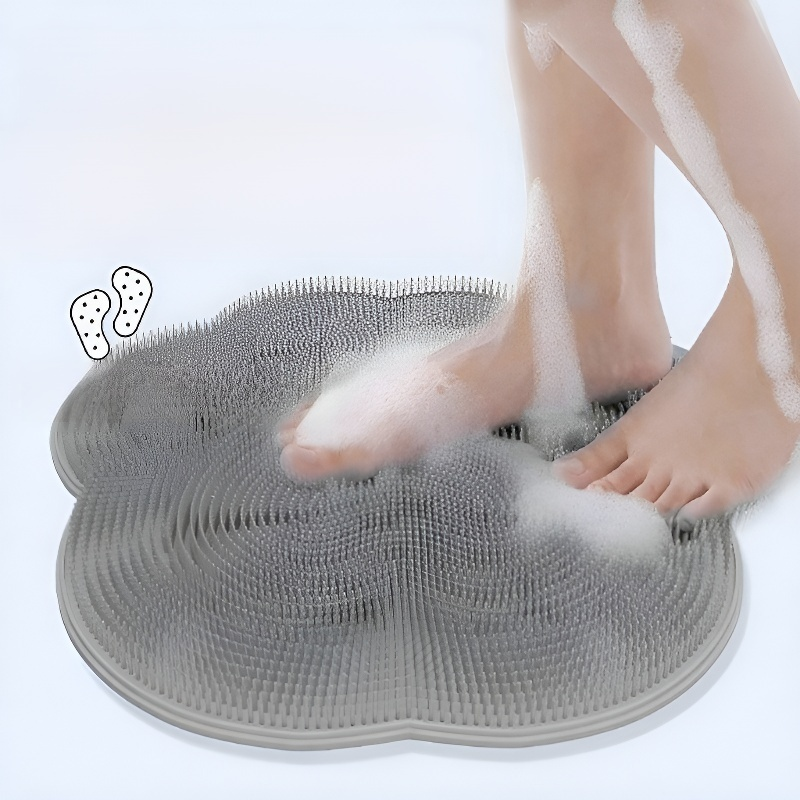 욕실용 실리콘 발 마사지 스크러버 브러시