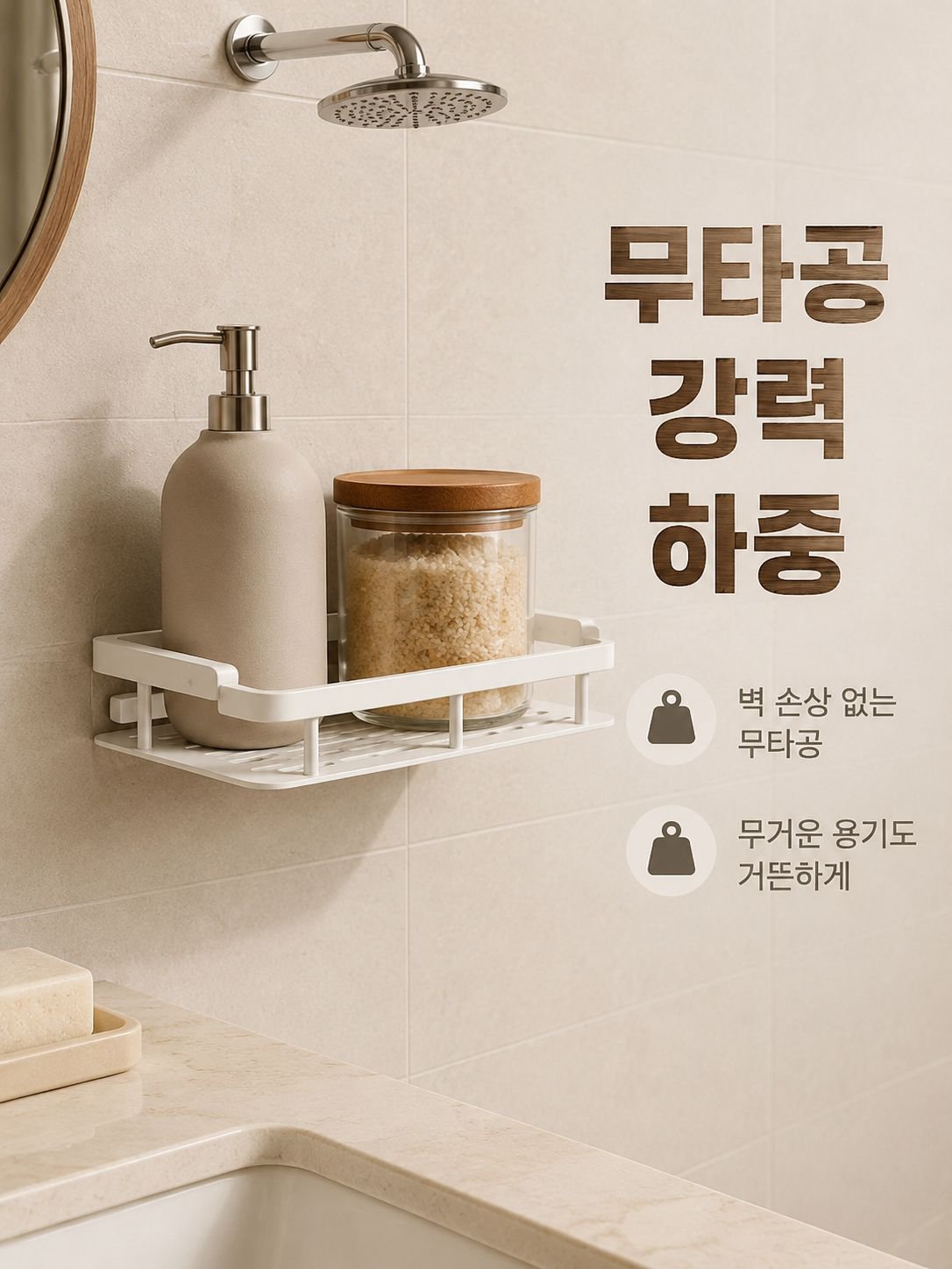 벽걸이 욕실 선반