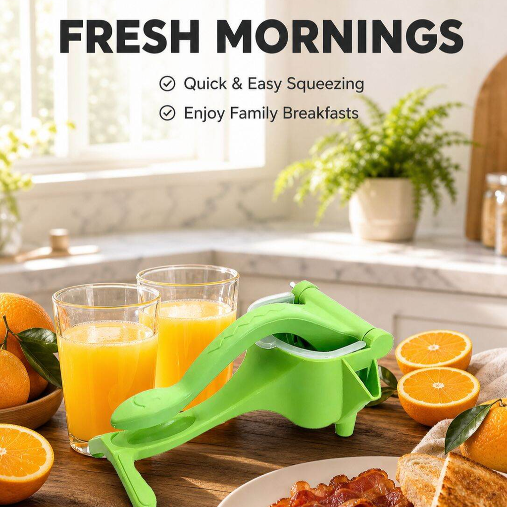 Household Stainless Steel Manual Juicer for Pomegranate, Orange, and Fruit